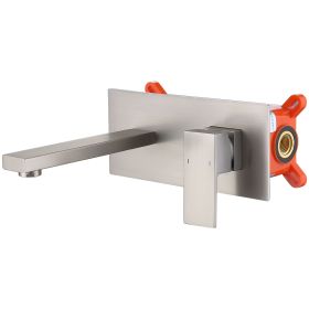 Wall-mounted Faucets (Option: Brushed Nickel)