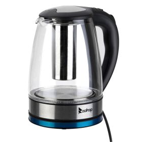 American Standard Electric Kettle 120V, 1200W With Filter Screen And Inner Steel Cover (Option: US Standard)