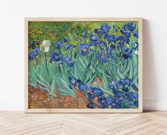 Vibrant Irises Poster: Add a Splash of Color to Your Space (size: 50x60)