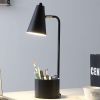 Metal Task Desk Lamp W/Organizer