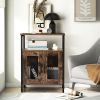 Household Simply Industrial Style Liquor Cabinet with Wine Rack