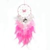 1pc; Fairy Butterfly Dream Catcher Gradient Color Crystal Stone Life Tree Feather Wind Chime Ornament Home Shop Decoration Pendant Finished Produ